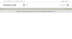 Desktop Screenshot of dermacare.nl