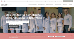 Desktop Screenshot of dermacare.at