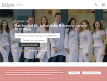 Tablet Screenshot of dermacare.at